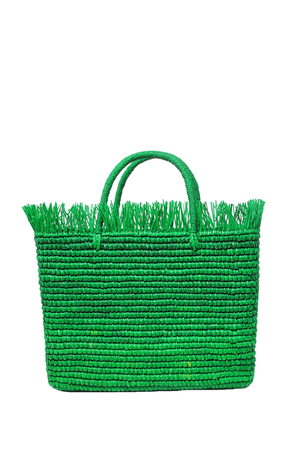 Canasta mejicana baby bag - green