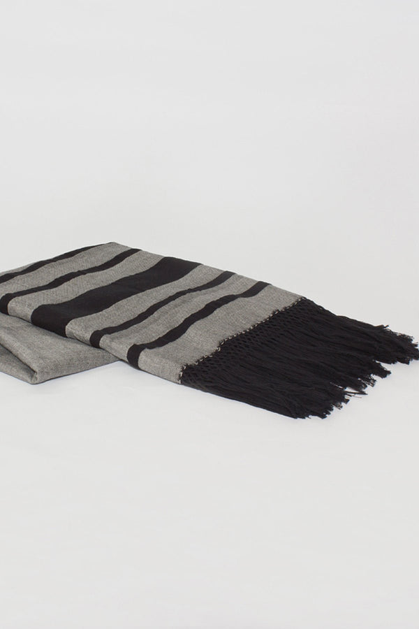 Stripe single throw - scarf - blanket